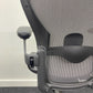 Like New Herman Miller Remastered Aeron Chair Size B With Lumbar Support