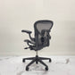 Like New Herman Miller Remastered Aeron Chair Size B Fully Loaded With Posture-Fit SL