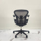 Like New Herman Miller Remastered Aeron Chair Size B Fully Loaded With Posture-Fit SL